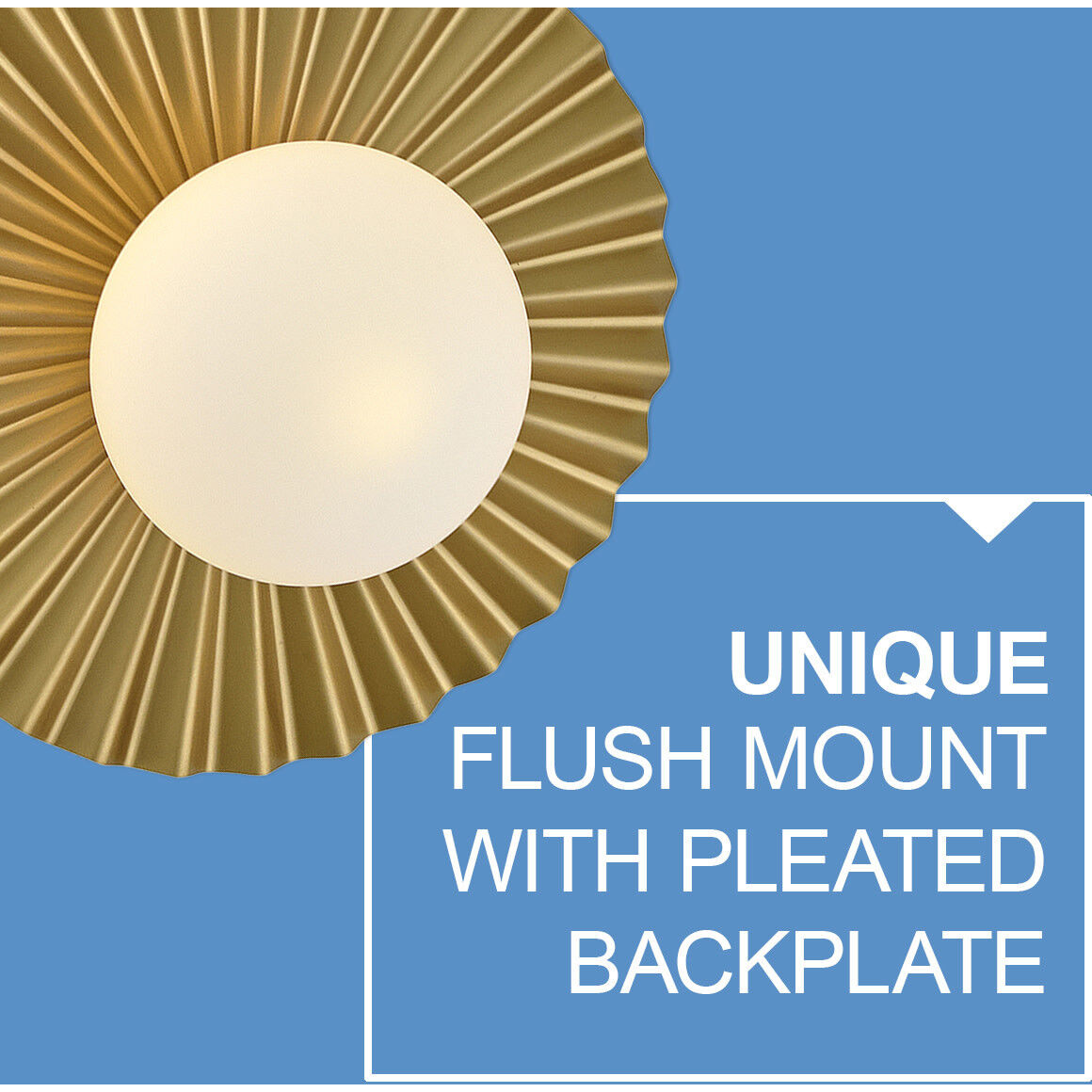 Stevie 1 Light 9.75 inch Lacquered Brass Flush Mount Ceiling Light, Small