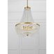 Rylee 6 Light 18.75 inch Antique Gold Chandelier Ceiling Light