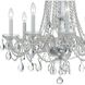 Traditional Crystal 8 Light 26 inch Polished Chrome Chandelier Ceiling Light in Clear Spectra