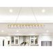 Valetta 1 Light 36 inch Gold Linear Pendant Ceiling Light