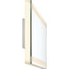 Lavery 30 X 7 inch White Mirror, Rectangle Shape