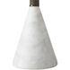 Everly 150.00 watt White Table Lamp Portable Light