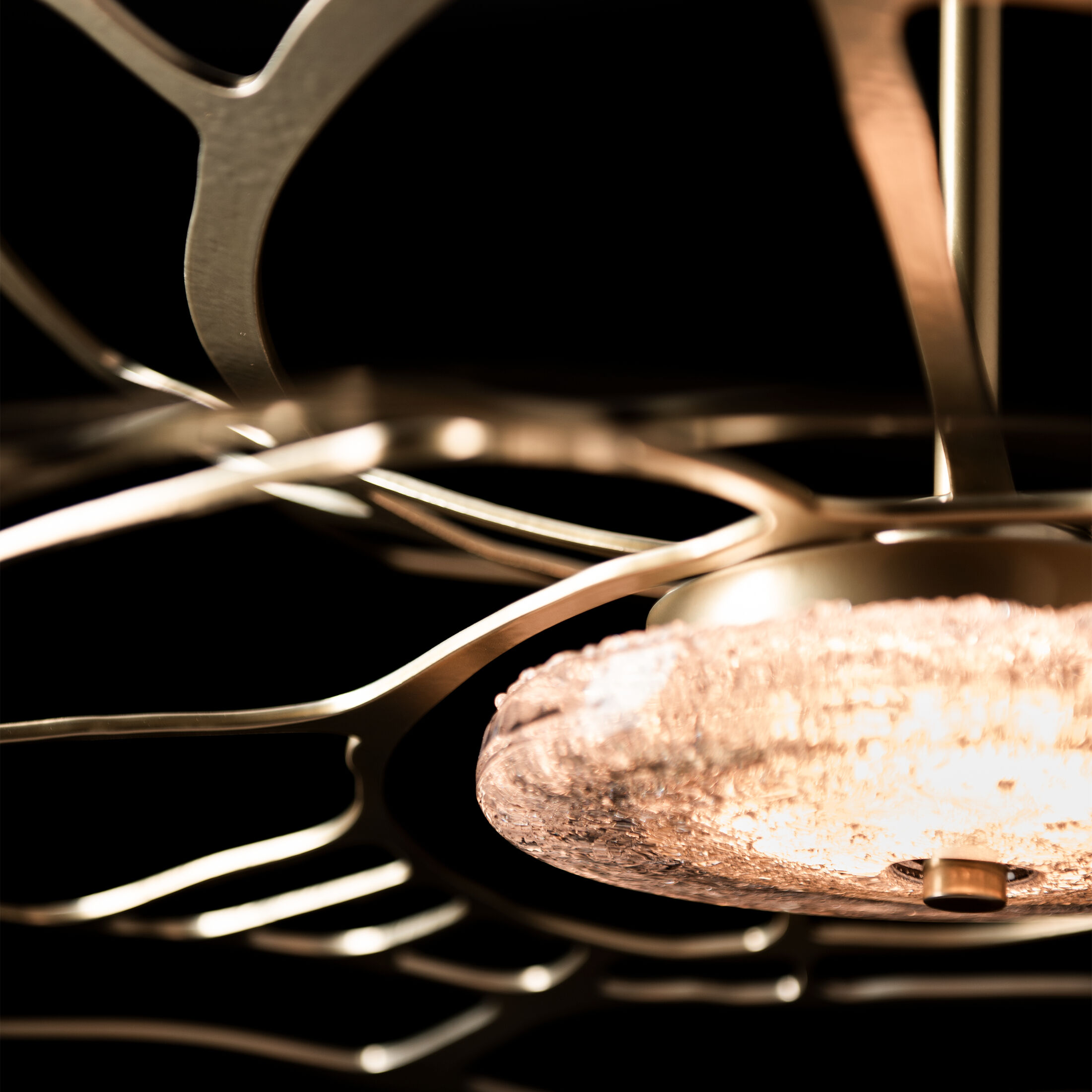 Muse LED 30.6 inch Modern Brass Pendant Ceiling Light