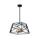 Corrietes 4 Light 16.14 inch Matte Black Pendant Ceiling Light