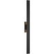 Davis LED 48 inch Black Outdoor Wall Lantern