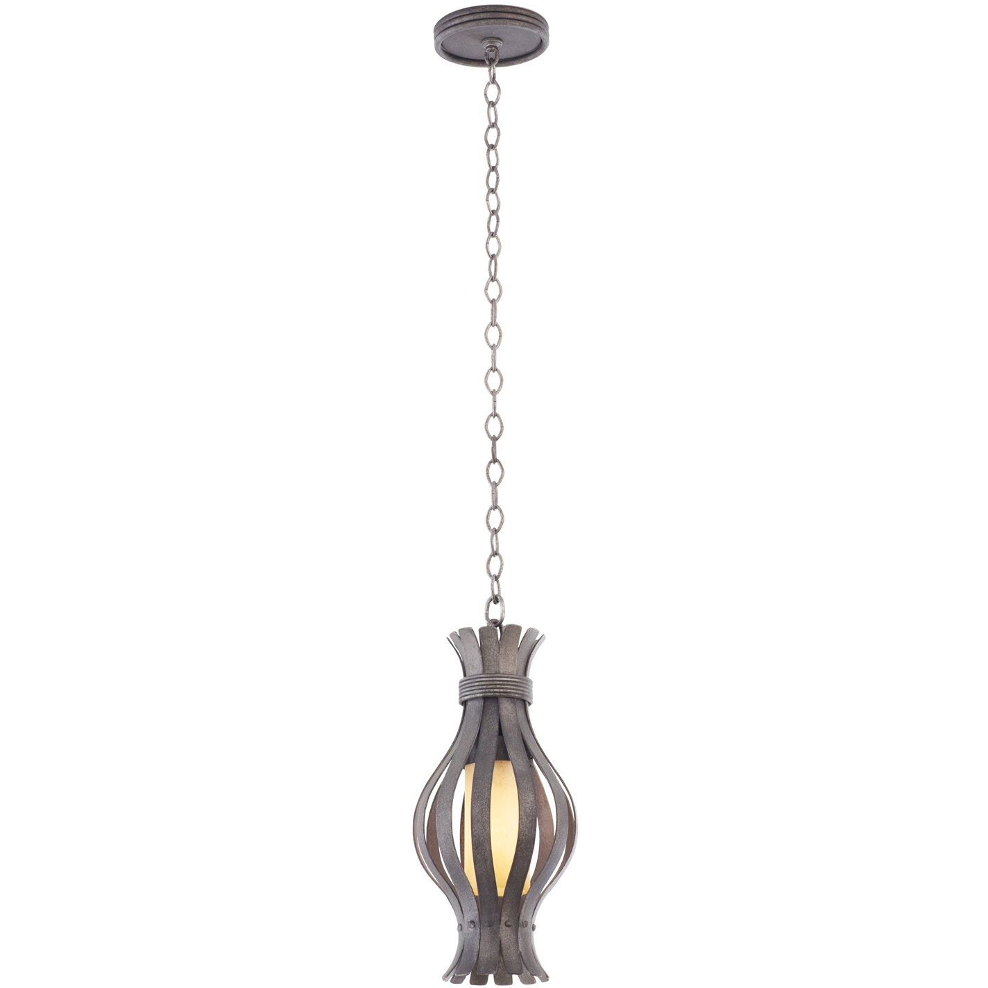 Holmes 1 Light 8 inch Charcoal Mini Pendant Ceiling Light