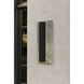 Avenelle LED 18.75 inch Sand Coal Black Outdoor Wall Sconce