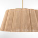 Anton 8 Light 32 inch Brushed Brass Pendant Ceiling Light