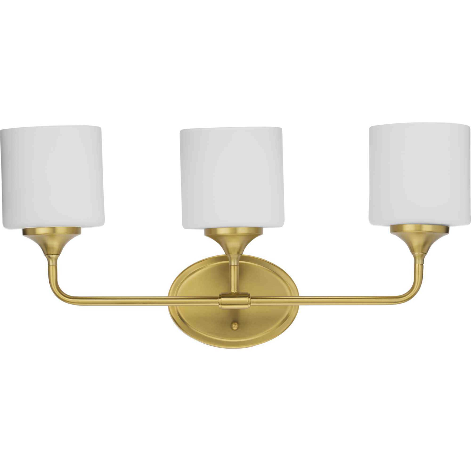 Lynzie 3 Light 23.88 inch Brushed Gold Bath Vanity Light Wall Light