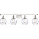 Ballston Small Waverly LED 36 inch White and Polished Chrome Bath Vanity Light Wall Light, Ballston