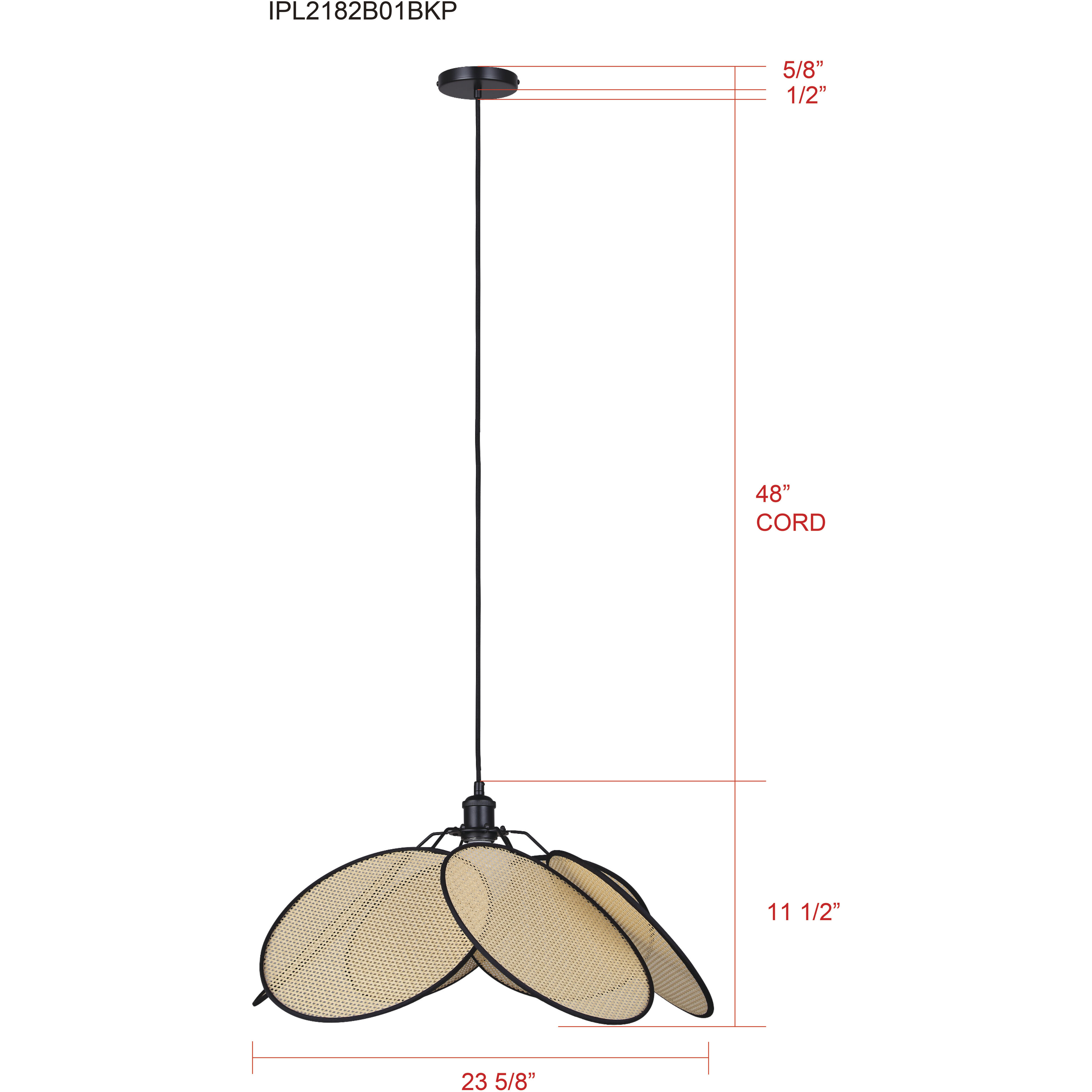 Madison 1 Light 23.6 inch Pendant Ceiling Light