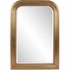 French Philippe 42 X 30 inch Antique Gold Leaf Vanity Mirror