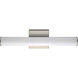 Rail 5CCT LED 18 inch Satin Nickel Bath Vanity Wall Light