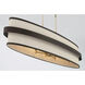 Harbor Wrap Island Light Ceiling Light in Legacy Brass and Dark Bronze
