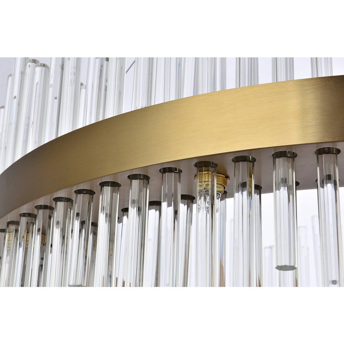 Dallas 20 Light 36 inch Satin Gold Chandelier Ceiling Light