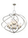 Westfield 12 Light 42 inch Brushed Nickel Foyer Chandelier Ceiling Light