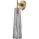 Cosette LED 5 inch Heritage Brass Sconce Wall Light in Heritage Brass / Smoke