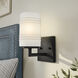 Leavenworth 1 Light 5 inch Matte Black Wall Sconce Wall Light