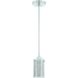 Grid II 1 Light 5.75 inch Chrome Mini Pendant Ceiling Light