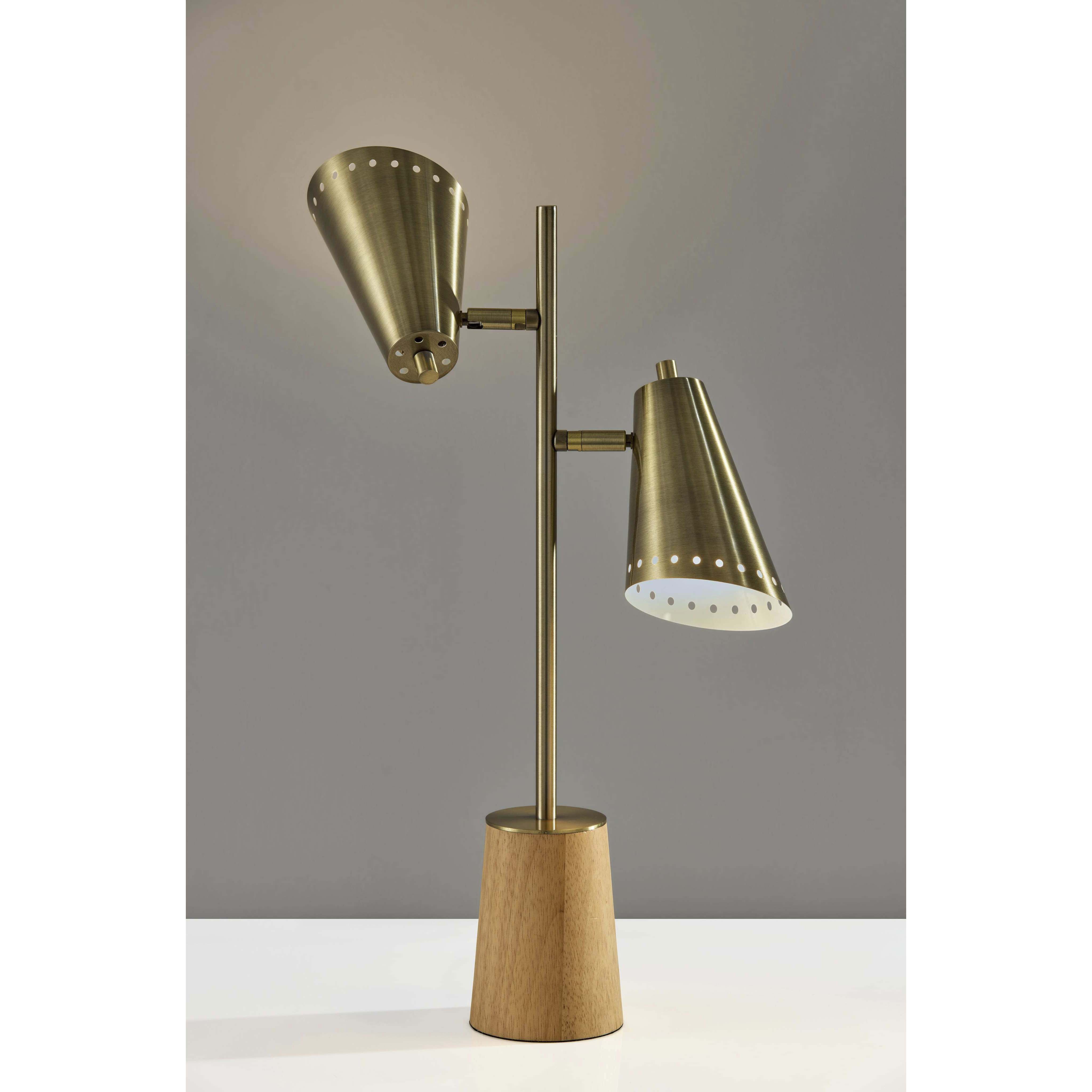 Josephine 24 inch 40.00 watt Antique Brass Desk Lamp Portable Light
