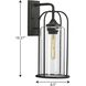 Watch Hill 1 Light 19 inch Textured Black Outdoor Wall Lantern