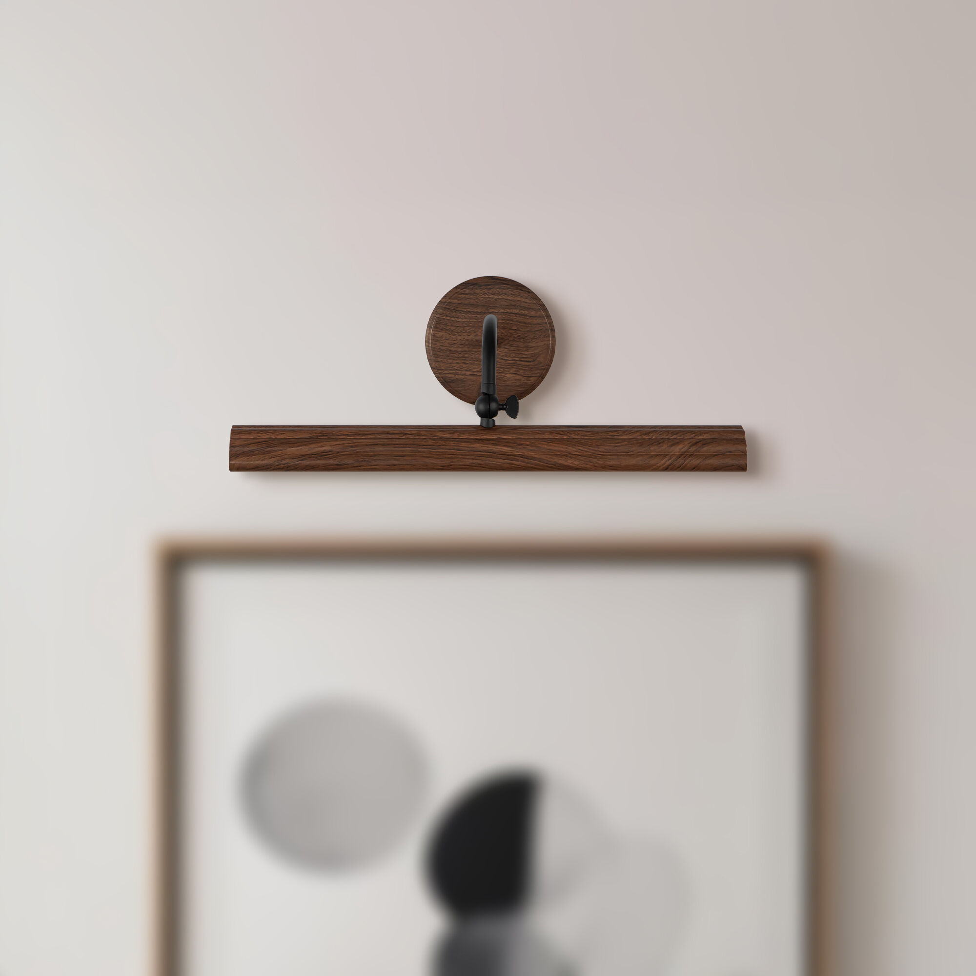 Alora Mood Dottie 20 watt 18 inch Walnut Wall/Picture Light Wall Light