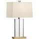 Chelsea House 25 inch 100.00 watt Clear/Antique Table Lamp Portable Light