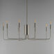 Abner 8 Light 32 inch Satin Nickel Chandelier Ceiling Light