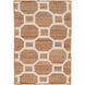 Seaport 63 X 39 inch Brown and Neutral Area Rug, Jute and Viscose