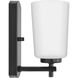 Adley 1 Light 4.5 inch Matte Black Bath Vanity Light Wall Light