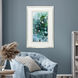 Emerald Constellation Blue and Turquoise and Teal and White Framed Art