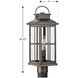 Williamston 1 Light 20 inch Antique Pewter Outdoor Post Lantern