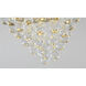 Canada LED 16 inch Gold Semi Flush Mount Ceiling Light