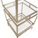 Canberrn 82 X 21.75 inch Gold Etagere