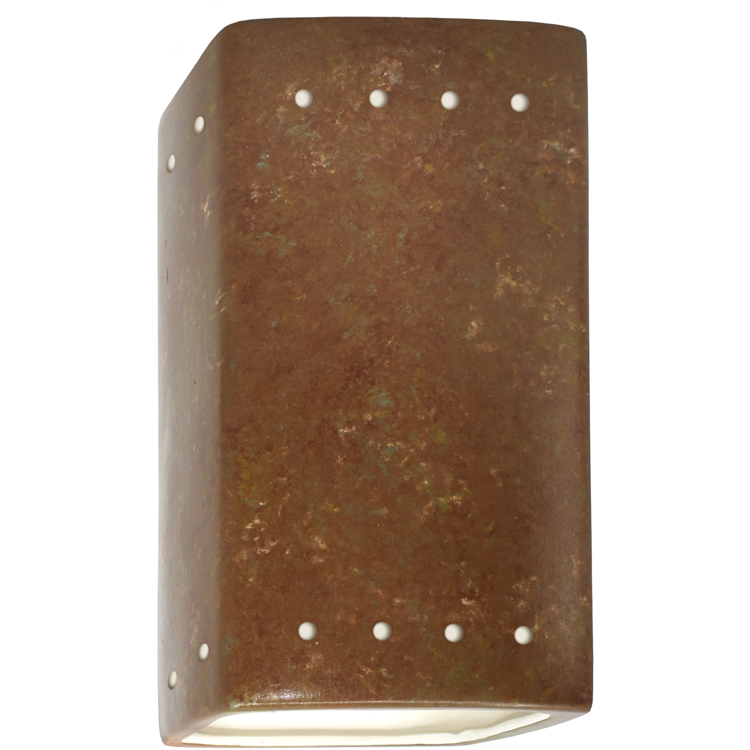 Ambiance LED 5.25 inch Rust Patina Wall Sconce Wall Light