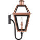 Rue De Royal 2 Light 24 inch Aged Copper Outdoor Wall Lantern