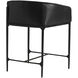 Osbourne 33.5 inch Black and Blackened Iron Counter Stool