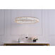 Monroe 24 inch Gold Chandelier Ceiling Light