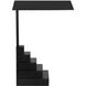 Nova 26 X 18.5 inch Matte Black Cigar Table