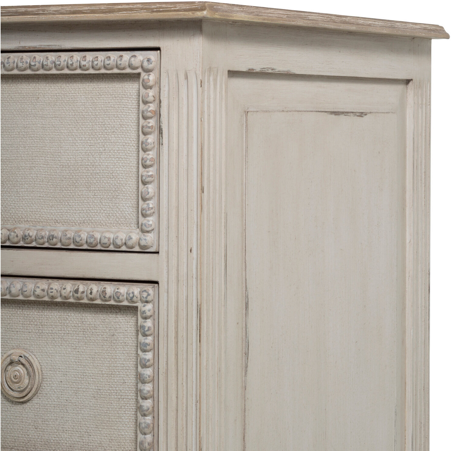 Caroline Classic Antique White / Feather Grey Chest