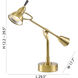Canada 29.5 inch 5 watt Brass Table Lamp Portable Light