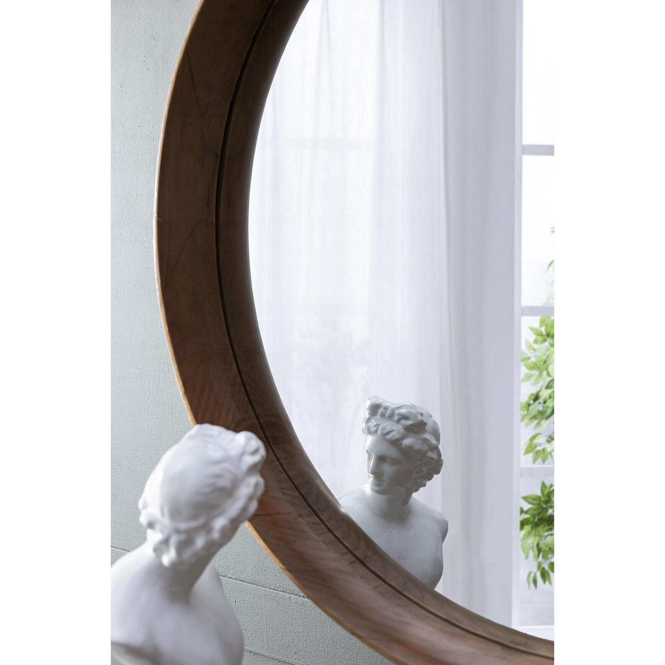 Wayne 31.5 X 31.5 inch Brown Wall Mirror