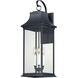 Vicksburg 3 Light 9.5 inch Black Outdoor Hanging Lantern