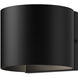 Rene LED 4.38 inch Black Exterior Wall Sconce