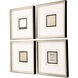Mixology Multi and Blue and Black and Beige Framed Art, The Studio