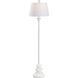 Larry Laslo 70 inch 100.00 watt Matte White Floor Lamp Portable Light