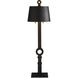 Totem 72.5 inch 150 watt Ebony and Bronze Floor Lamp Portable Light