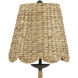 Annabelle 33.5 inch 60 watt Natural and Mole Black Table Lamp Portable Light, Suzanne Duin Collection