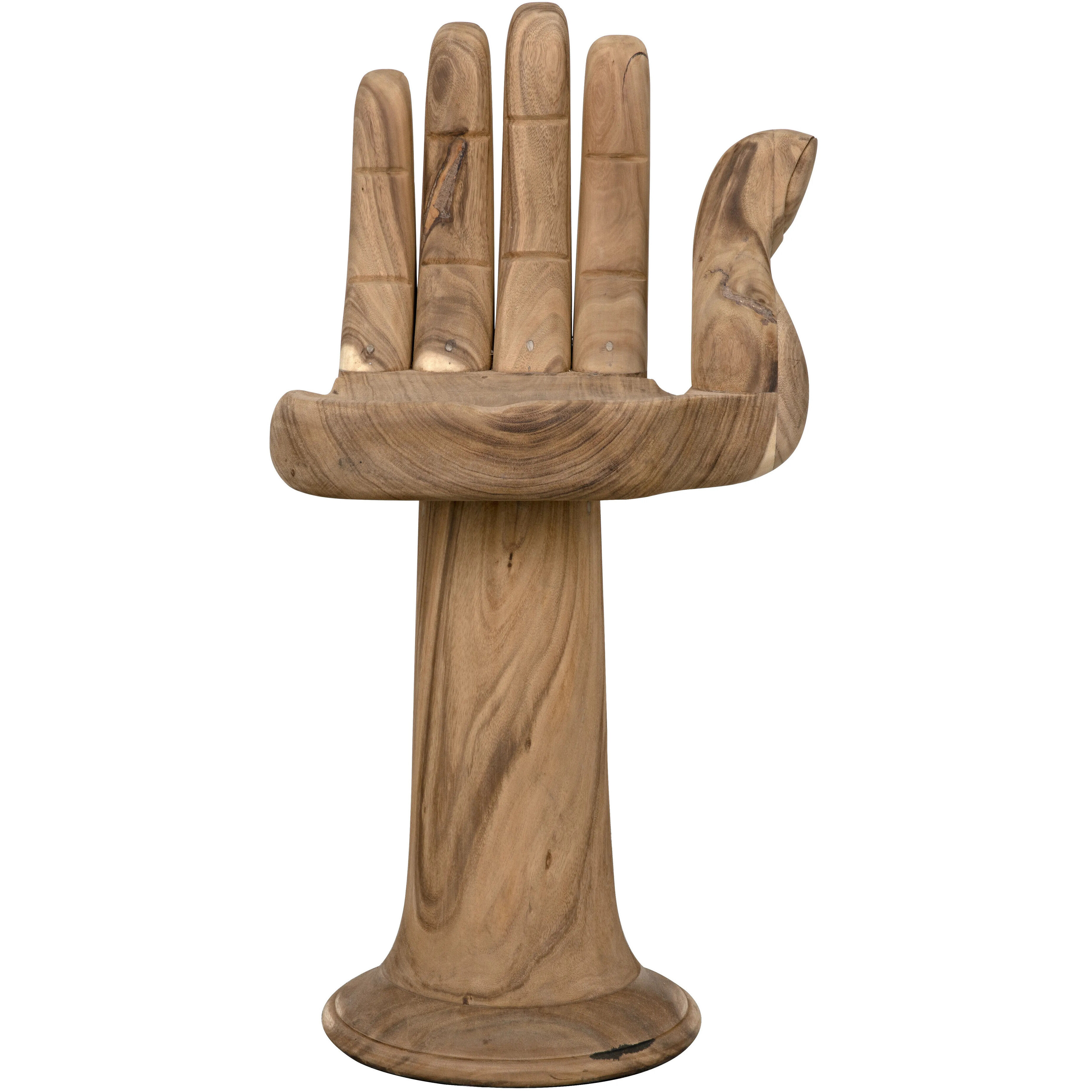 Buddha 40 inch Clear Coat Flat Counter Stool