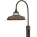 Troyer 1 Light 22.25 inch Oil Rubbed Bronze Outdoor Post Mount